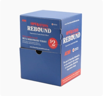E flute matte printed corrugated box