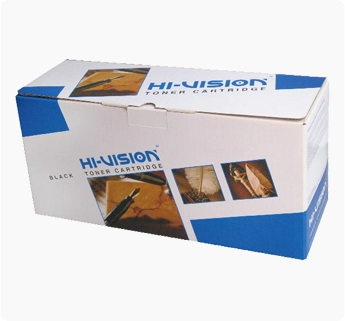 F flute corrugated printed box, tuck top snap locked bottom