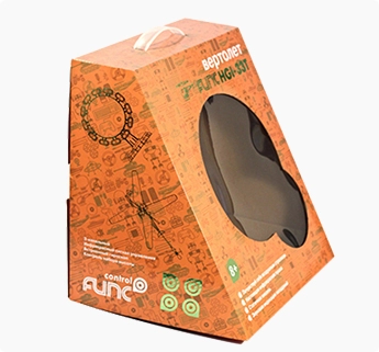 custom corrugated display box with the plastic handle and clear window, corrugated printed boxes, displays