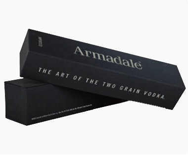 Black cosmetic paper box for the lipstick packaging.