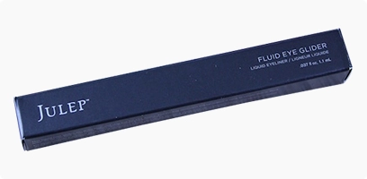 cosmetic paper box for eyeliner, straight tuck end box style.