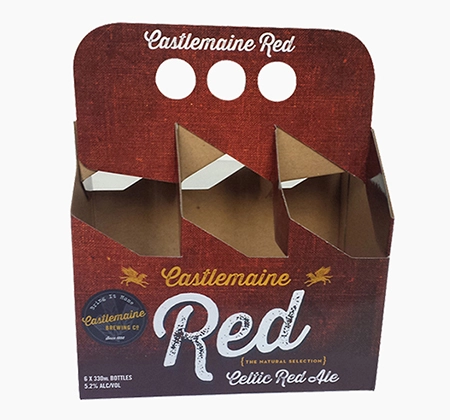 four pack, six pack beer bottle carrier