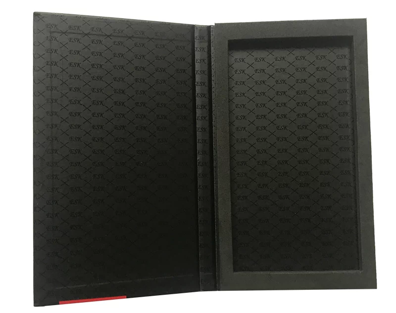 cardboard folder box book style