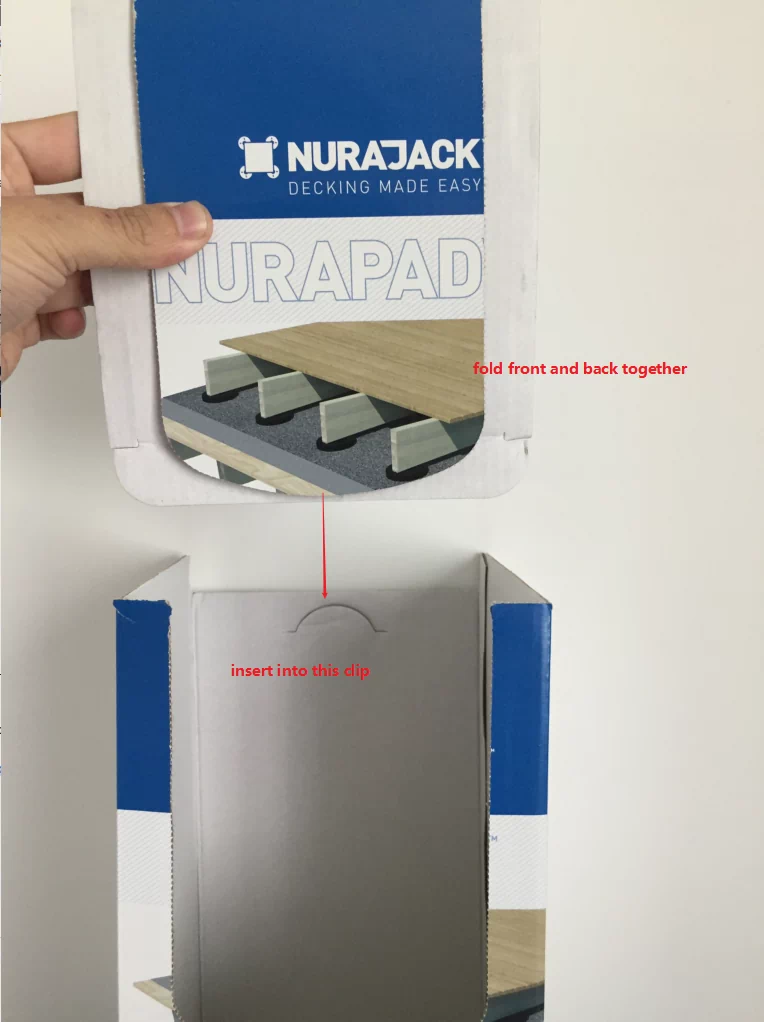 E flute corrugated printed box with perforation