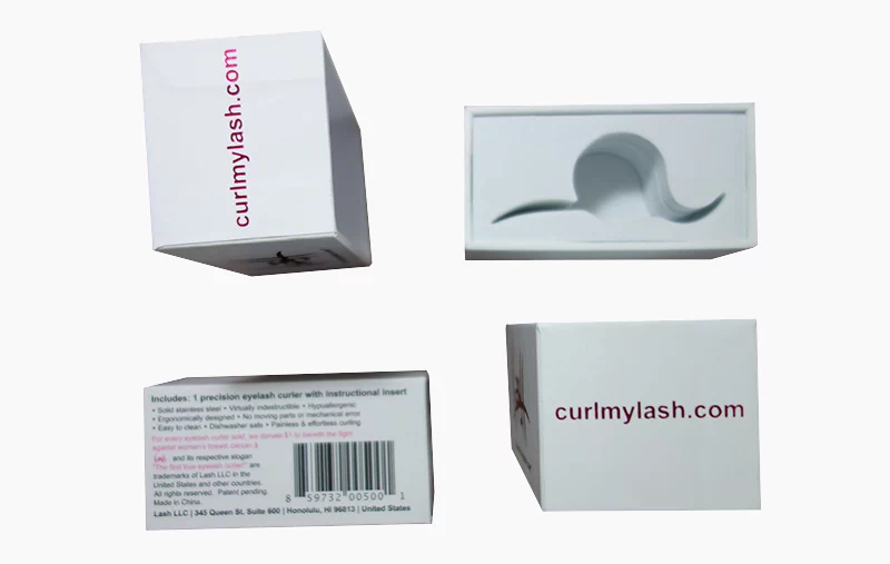 A custom rigid paper box of the iphone box style