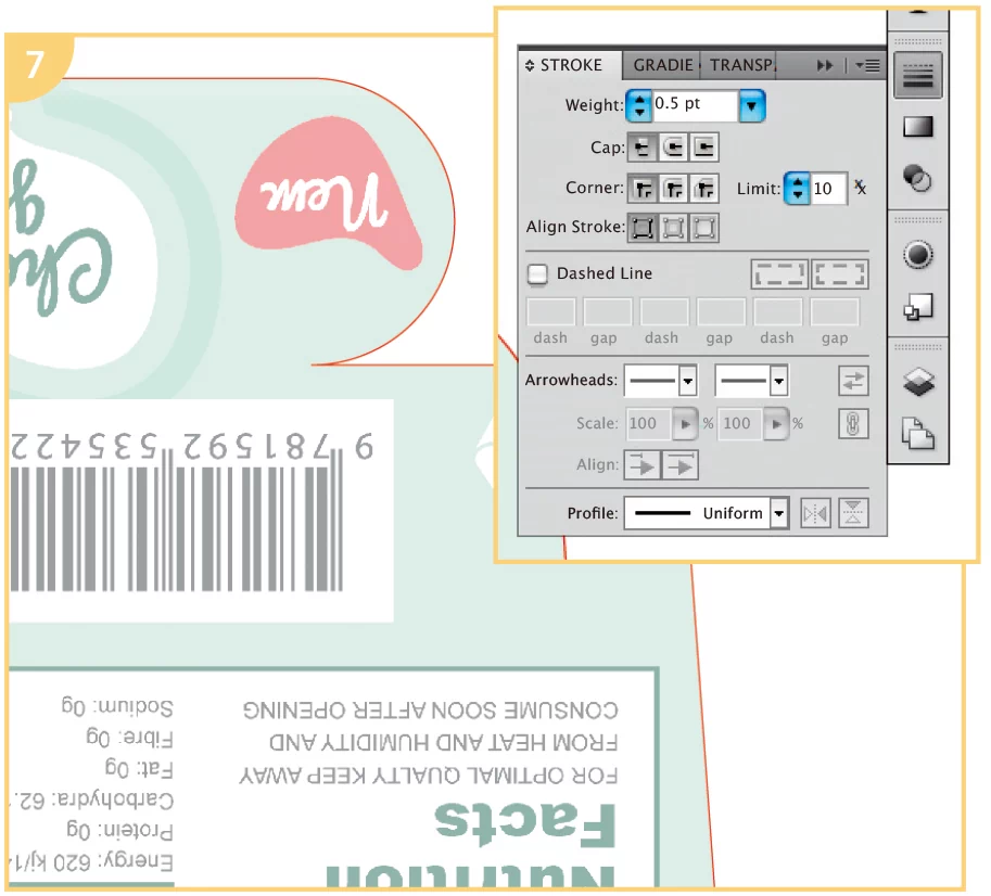 cutlines, paper box dieline template