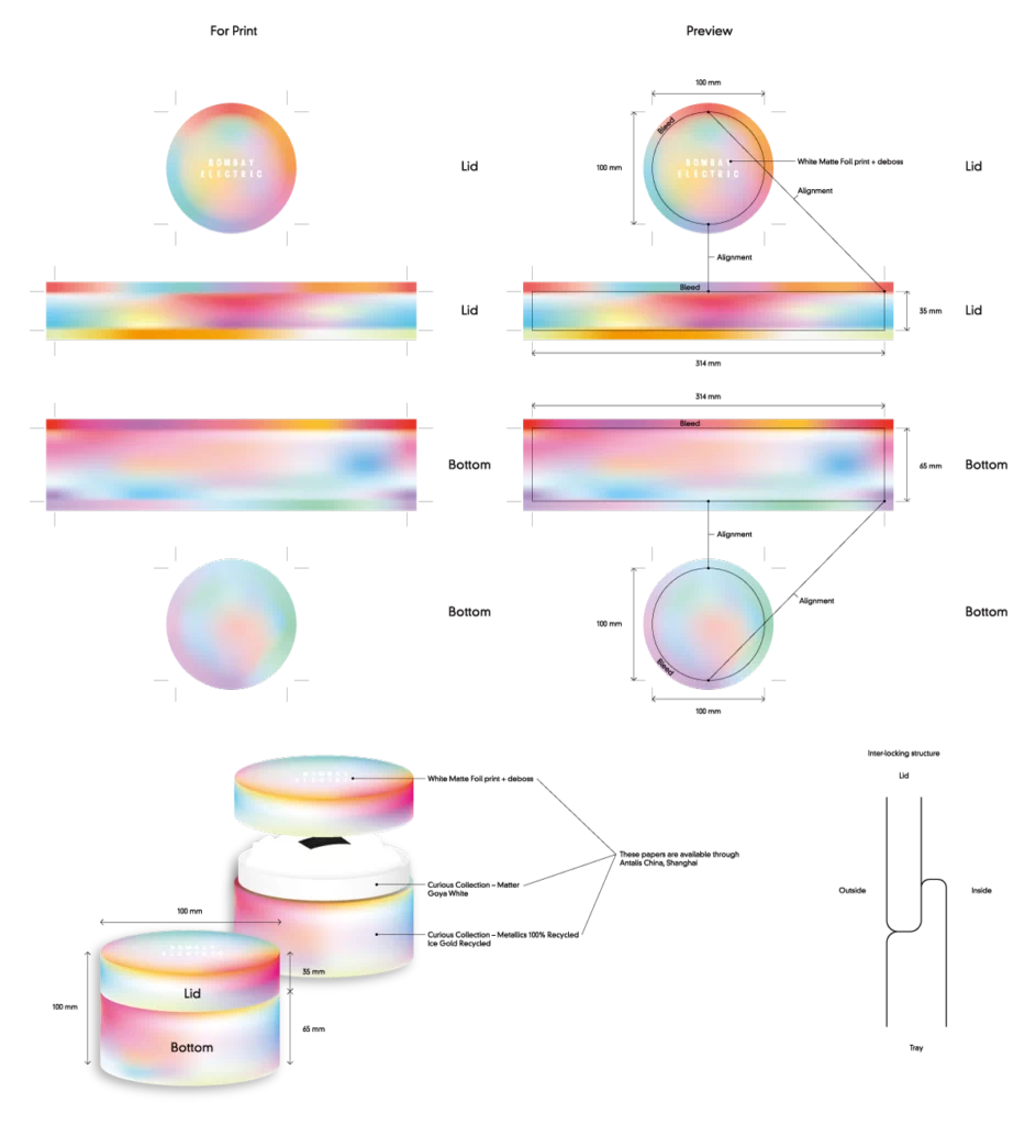 round paper box cylindrical paper box