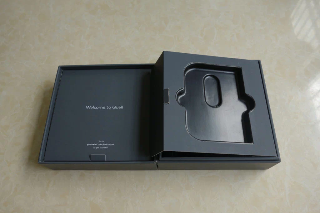 hinged lid rigid box with thermalformed tray insert