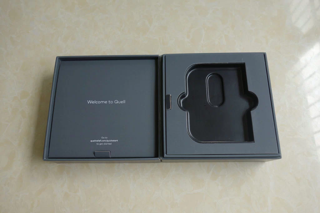 hinged lid rigid box with thermal-formed tray insert