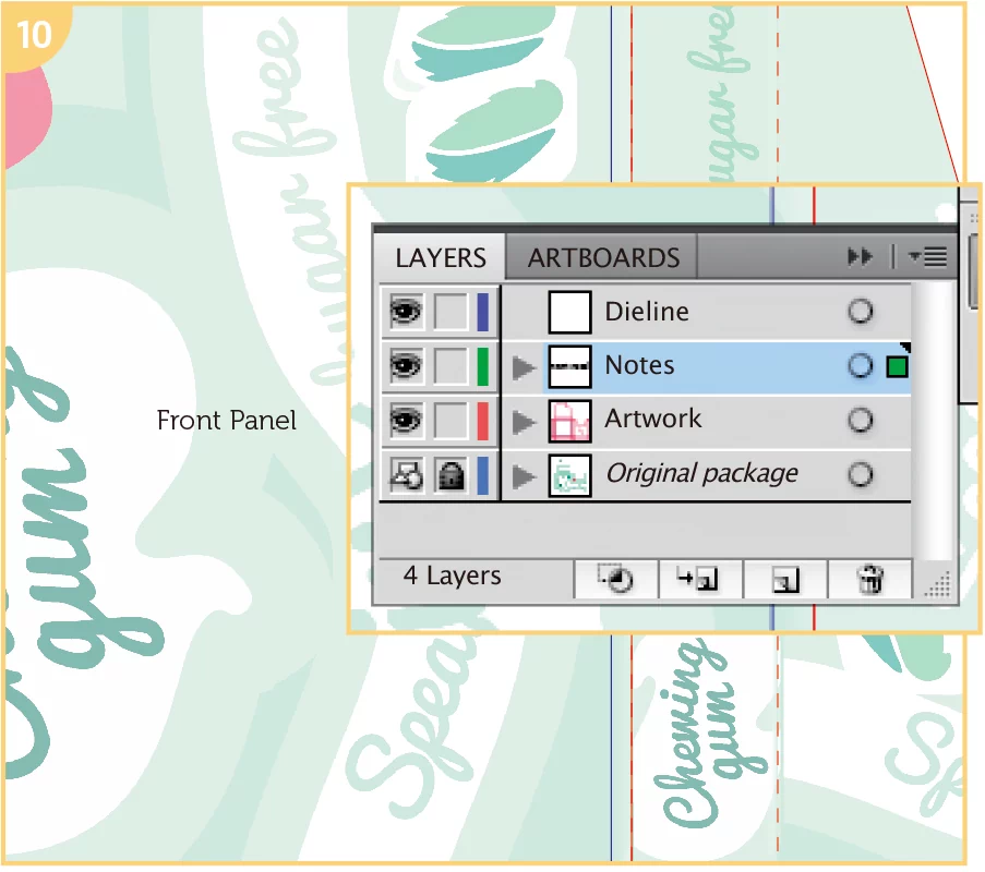labels, paper box dieline template