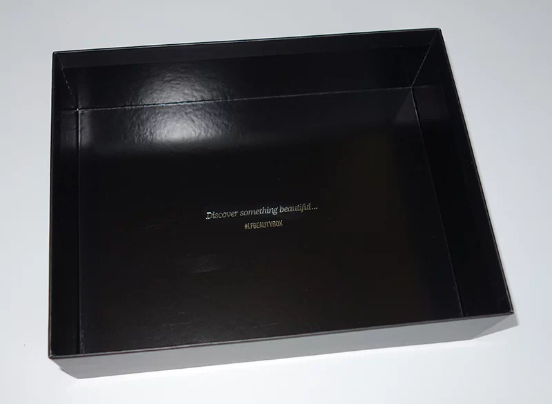custom rigid paper box lift off lid
