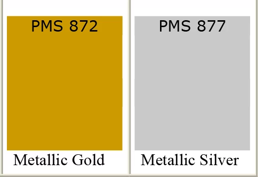 gold inks printing silver inks printing on printed paper box