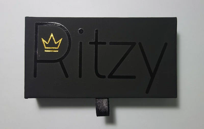 custom sliding rigid paper box
