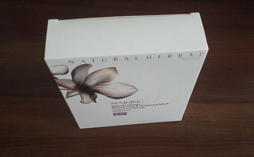 tuck top snap bottom cosmetic paper box