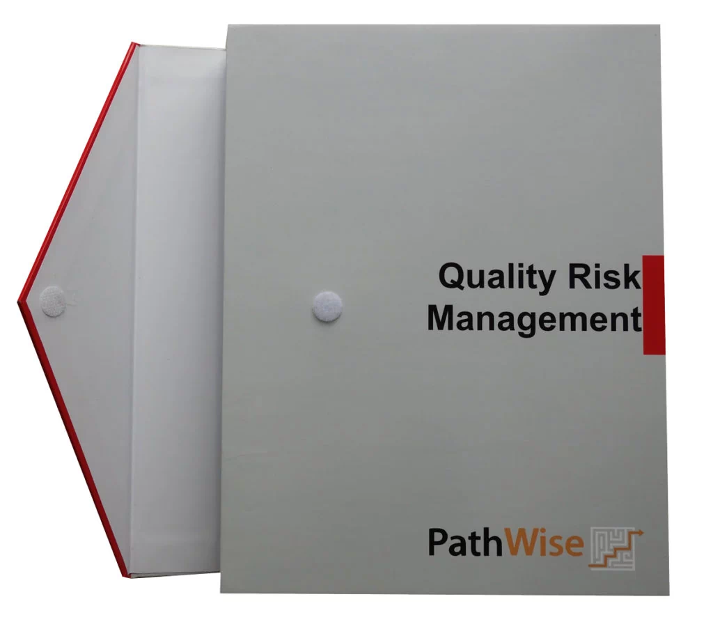 custom rigid paper box with velcro closure.