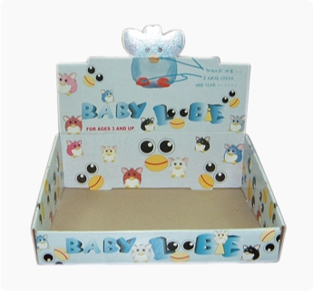 corrugated display box, counter display, corrugated display box, custom corrugated display box