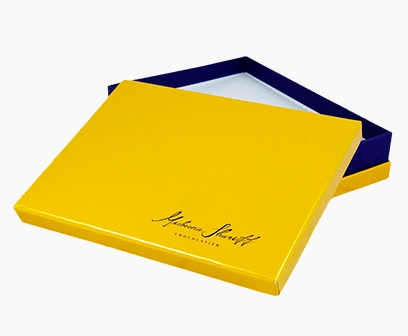 chocolate paper box, lift off lid rigid paper box, paper printed box, custom paper box