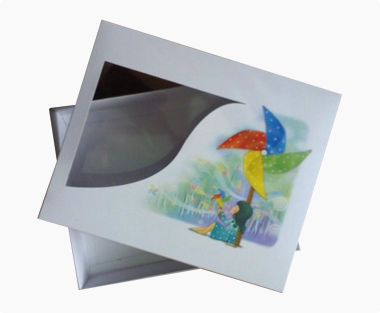 food take out paper box with the clear window, paper printed box, custom paper box