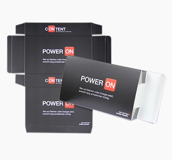 black color paper printed box, paper printed box