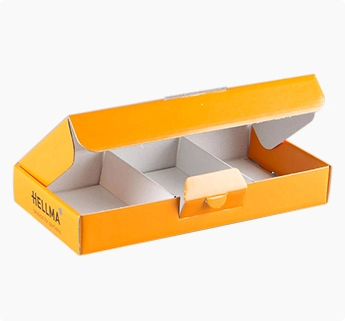 paper printed box with the partitions, paper printed box