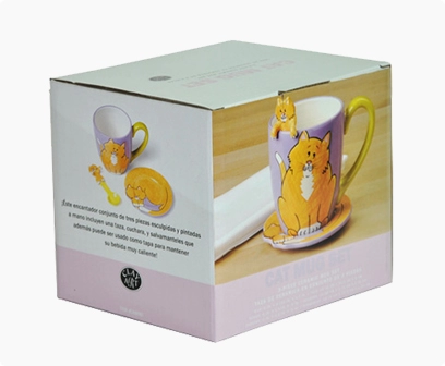 Paper Mug Box, corrugated printed box