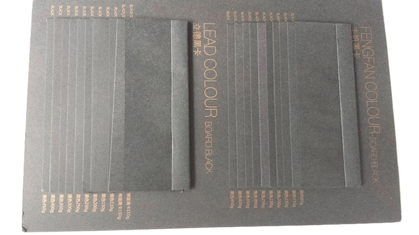 black specialty paper