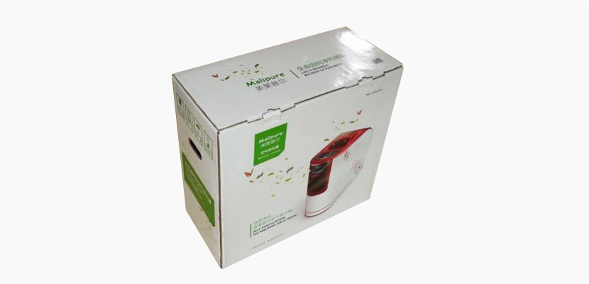 Printed Paper Box with AQ coating, glossy aqueous coating finish